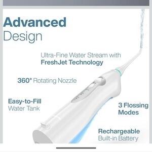 fresh Advanced Water Flosser - White